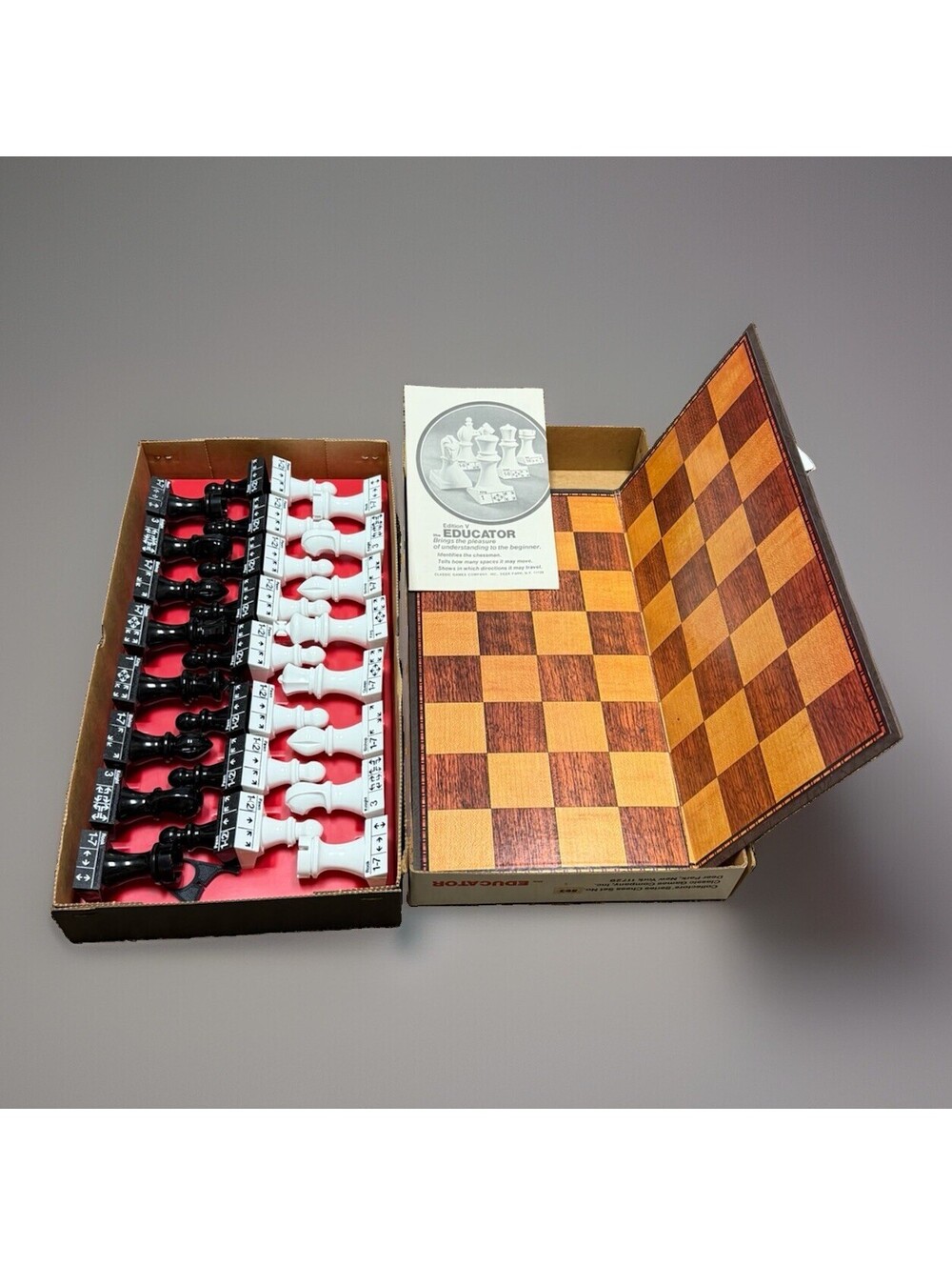 The Collector Series Chess Set Edition V The Educator Complete Set With Checkers